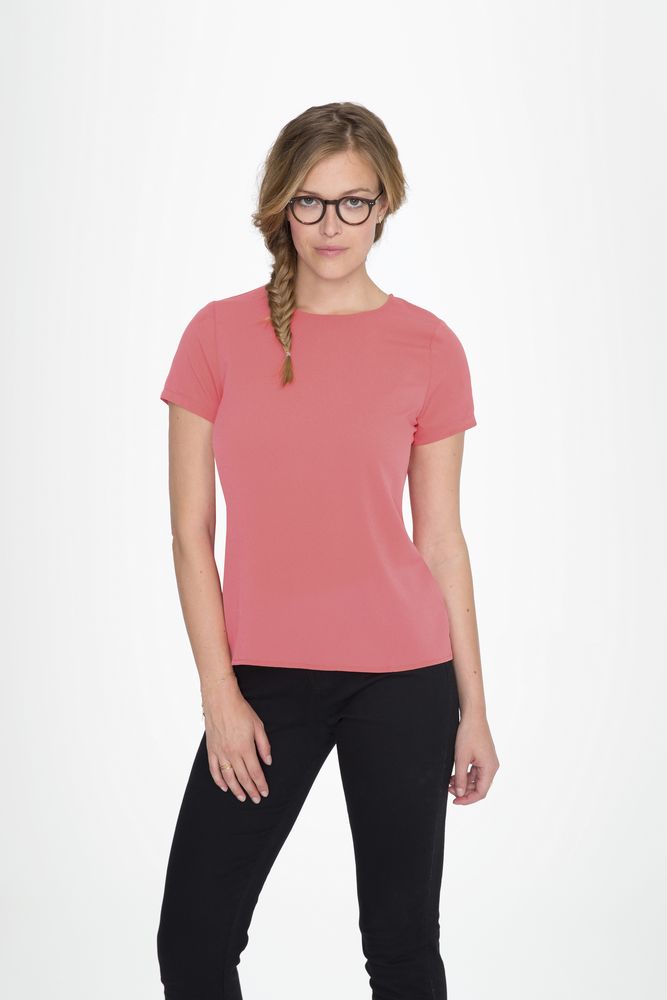 Рубашка BRIDGET розовая (коралловая)