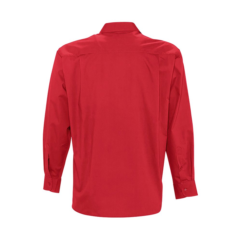 Рубашка мужская с длинным рукавом BRADFORD красная
