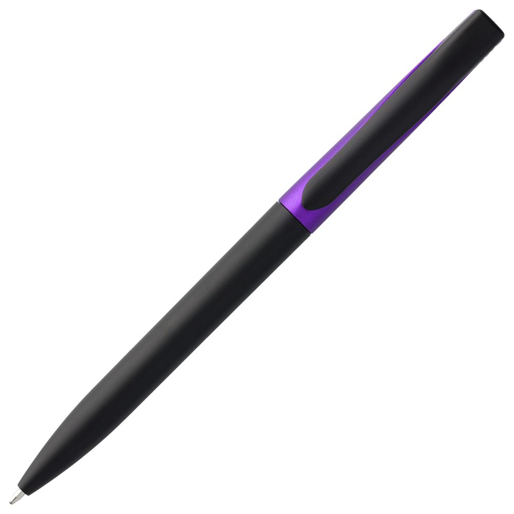 Ручка шариковая Pin Fashion, черно-фиолетовая
