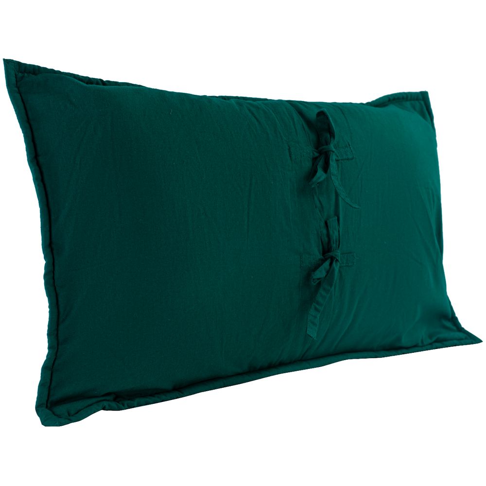Чехол на подушку «Хвойное утро», прямоугольный, зеленый