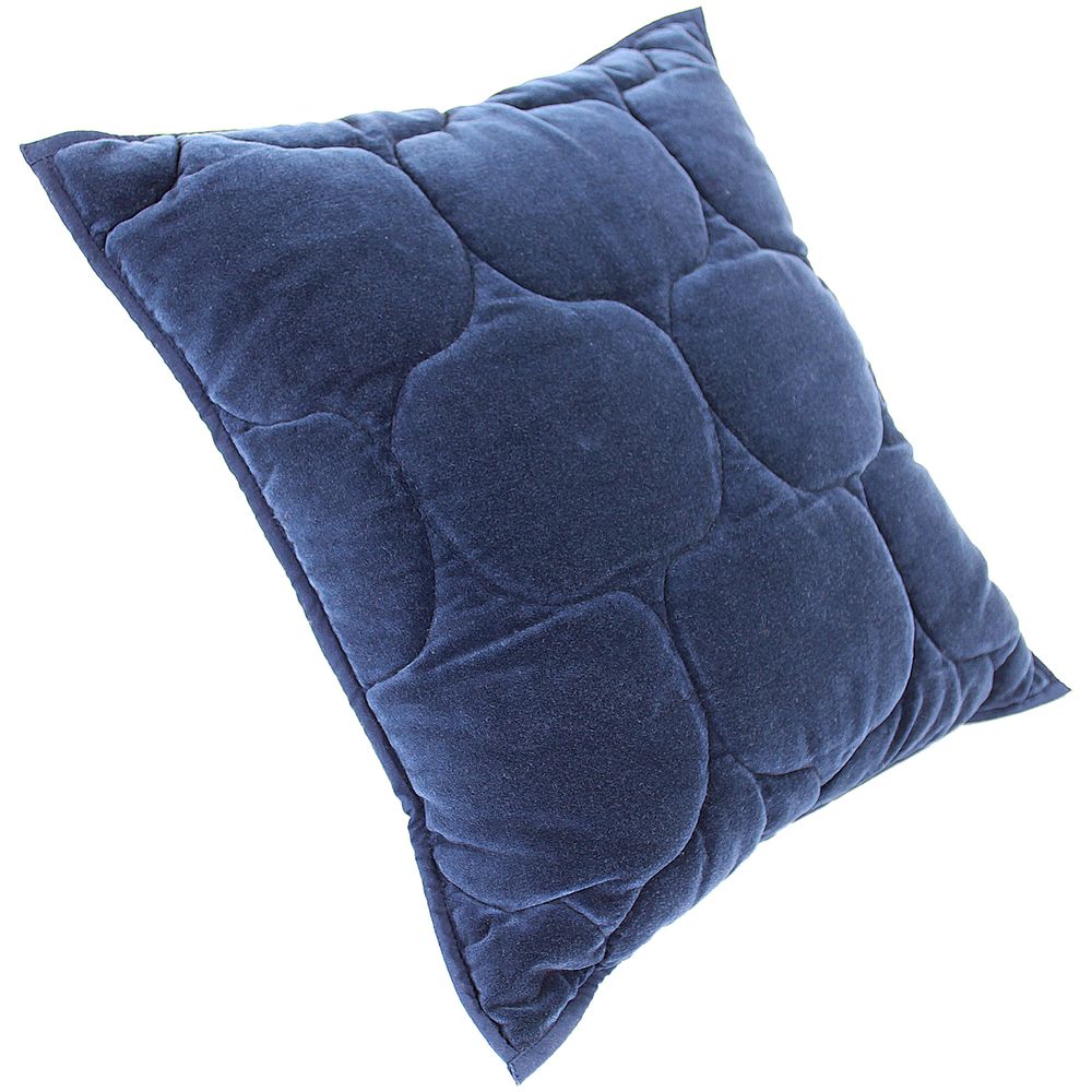 Чехол на подушку«Хвойное утро», квадратный, темно-синий