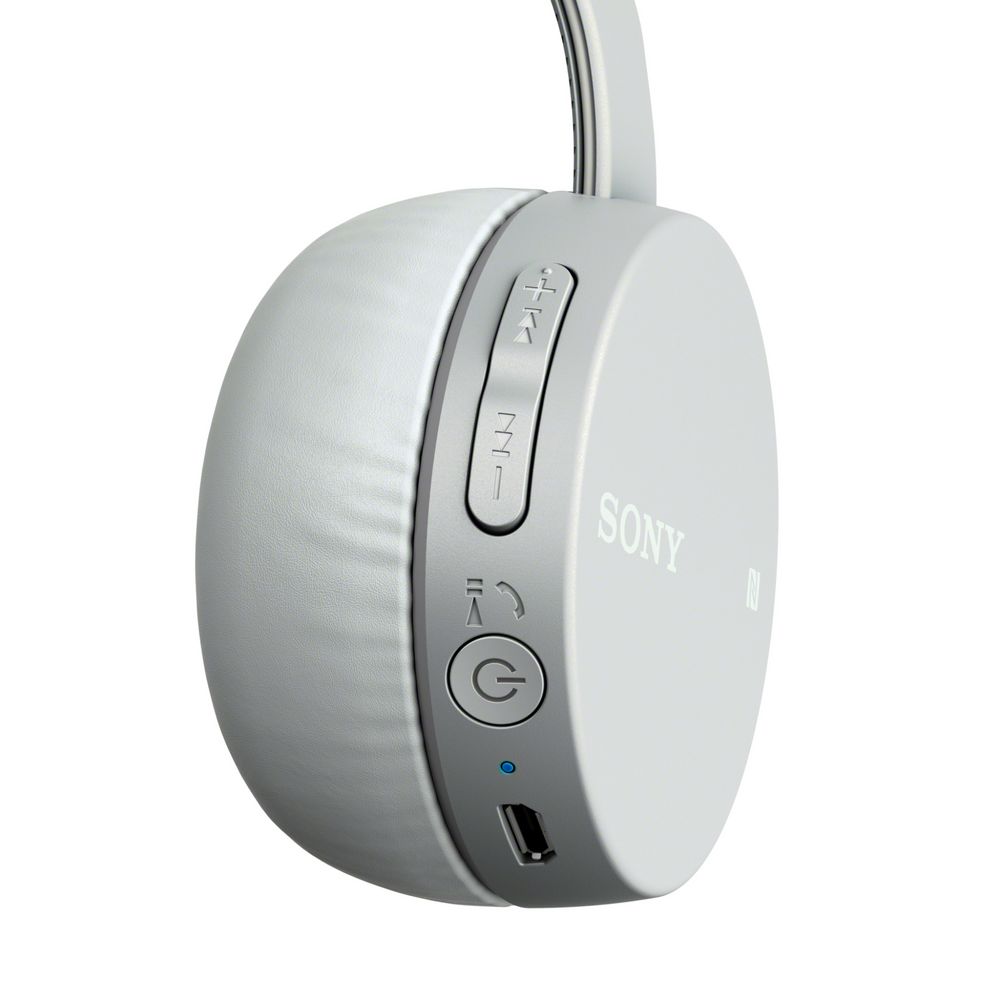 Беспроводные наушники Sony СН400, светло-серые